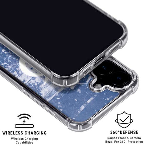 NHL Tampa Bay Lightning Frozen iPhone 16 Clear Case